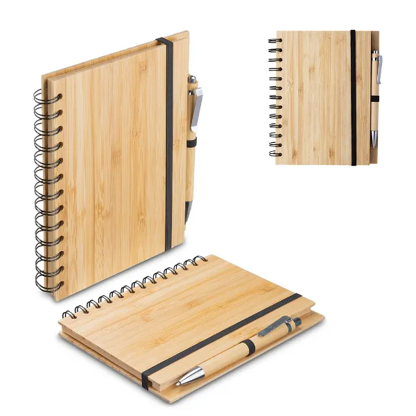 RD 8100390-Caderno de bambu personalizado 18 x 13 cm RD 8100390-Caderno de bambu personalizado 18 x 13 cm